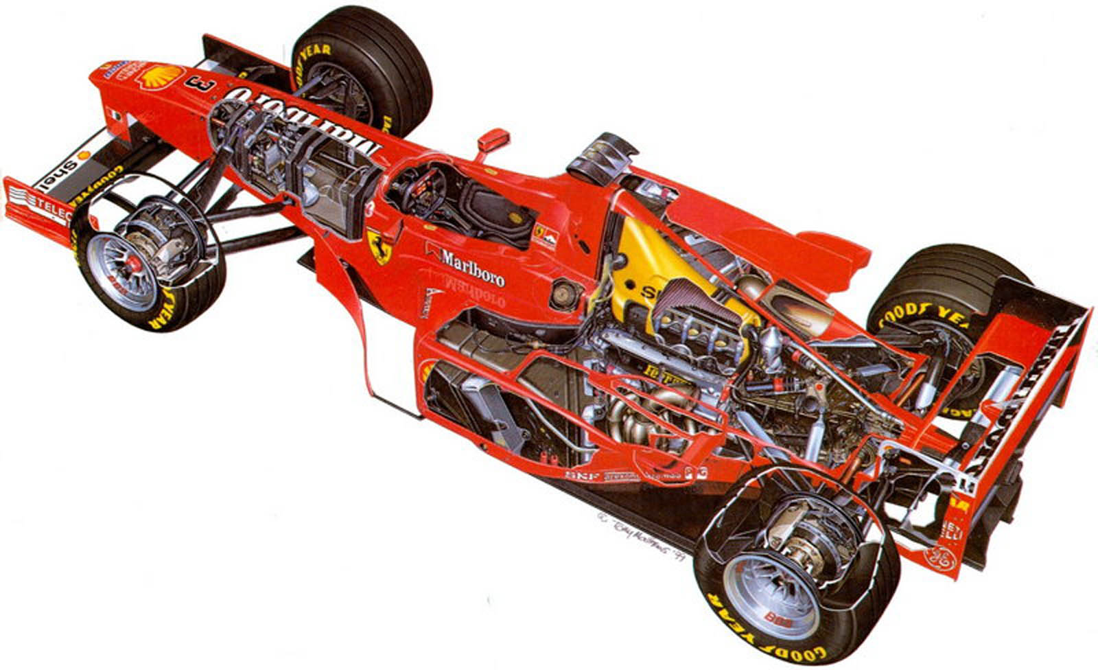 Ferrari 166 Cutaway