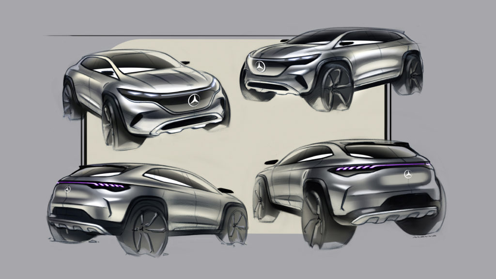Alpine Vision Concept Interior - Steering Wheel Design Sketch Render - Car  Body Design
