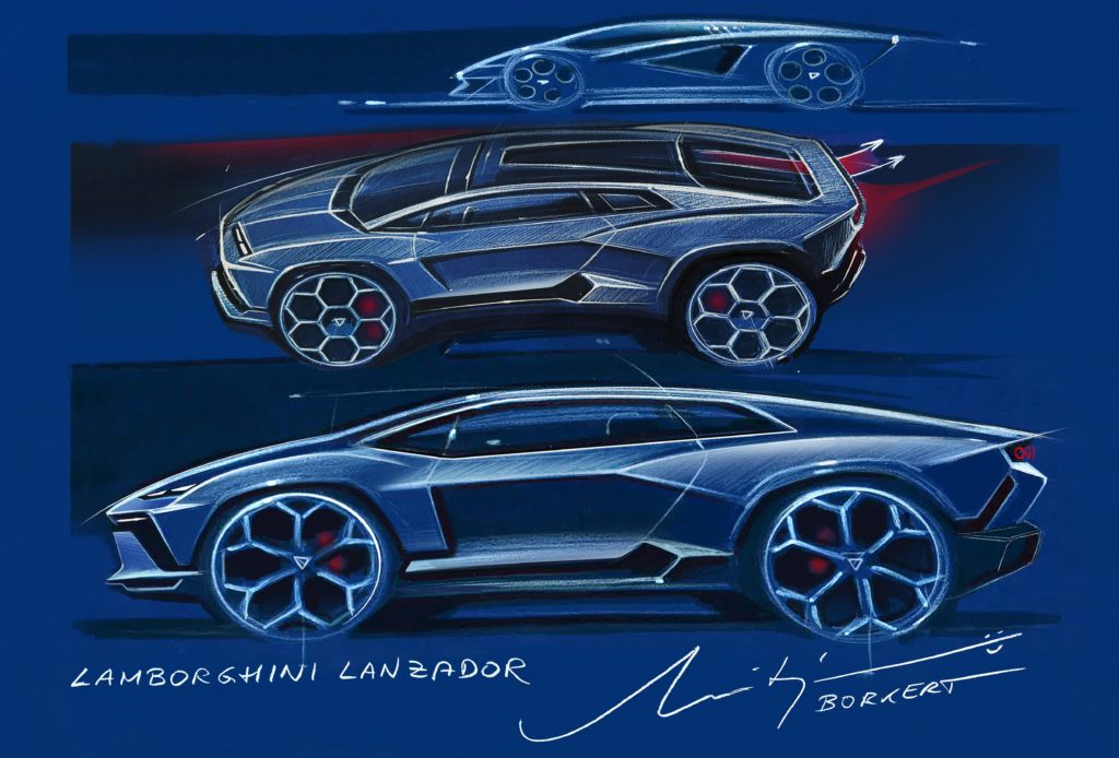 All-electric Lamborghini Lanzador concept makes global debut - Car News