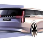 Volvo EM90 Design Sketches