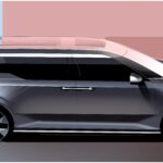 Volvo EM90 Design Sketches