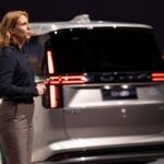 Åsa Haglund at the Volvo EM90 reveal