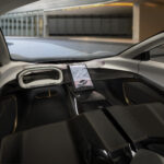 The Chrysler Halcyon Concept’s windshield extends out to the e