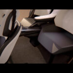 The rear seats of the Chrysler Halcyon Concept retract into the