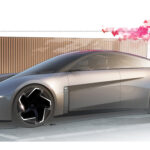 Chrysler Halcyon Concept design sketch.