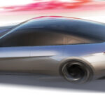 Chrysler Halcyon Concept design sketch.