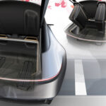 Sketch of the trunk area of the Chrysler Halcyon Concept. The co