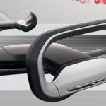 Chrysler Halcyon Concept interior sketch.